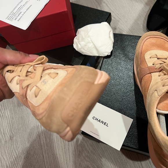 Used AUTHENTIC Chanel pink sneakers in size 40 - Picture 11 of 11